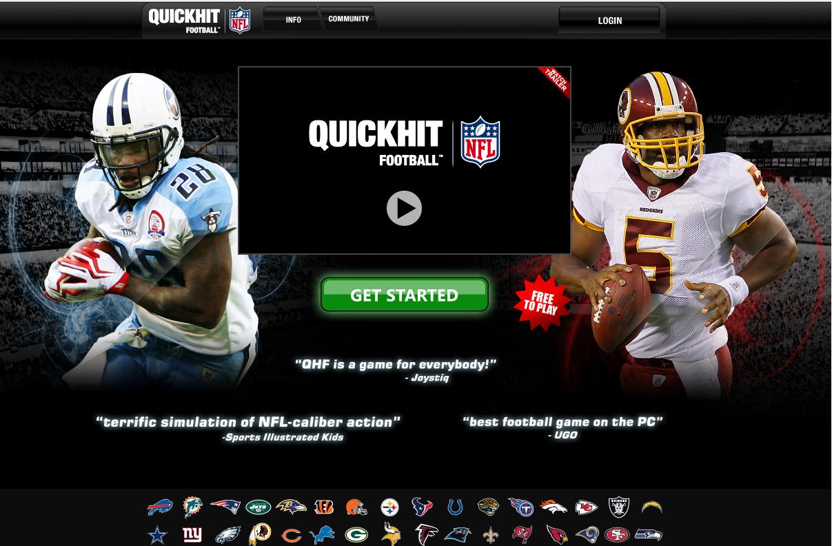 QUICKHIT NFL Football